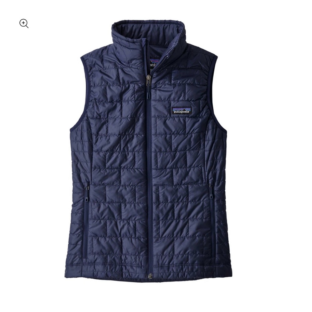 Patagonia Women's Navy Quilted Vest Size L